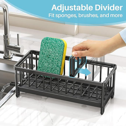 Organisateur pour éponge de cuisine en acier inoxydable 304