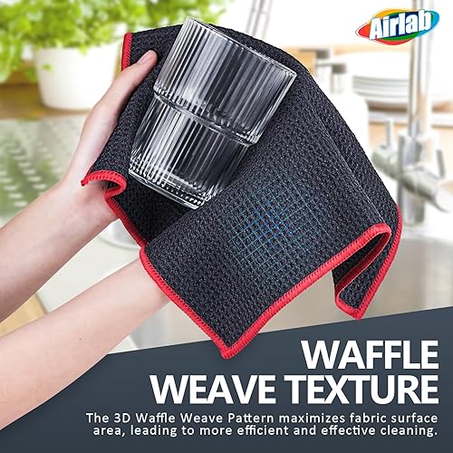 airlab - 6X chiffons de nettoyage en microfibre