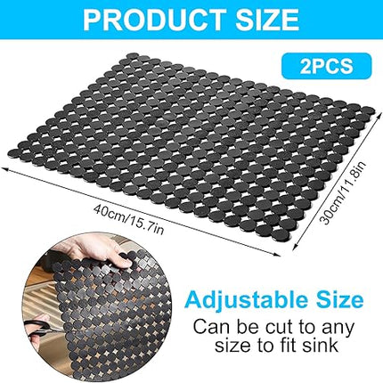 lot de 2 tapis d'évier de cuisine