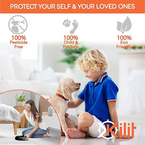 KALIGEN® - Kit de 4 Pièges anti punaises de lit - E-menage