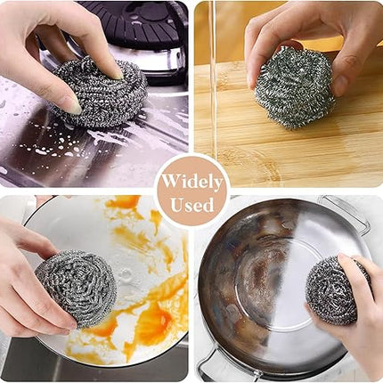 Set of 12 steel sponges
