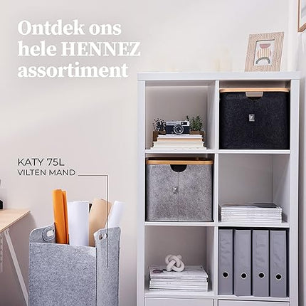 IKEA KALLAX - Panier de rangement en feutre gris