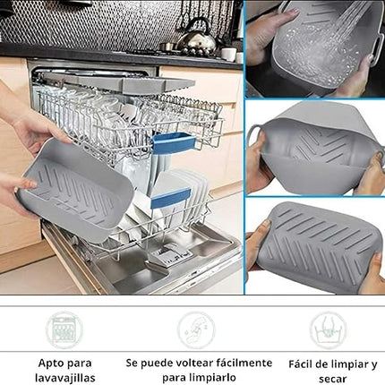 CERENE - lot de 2 Moules en silicone friteuse à air