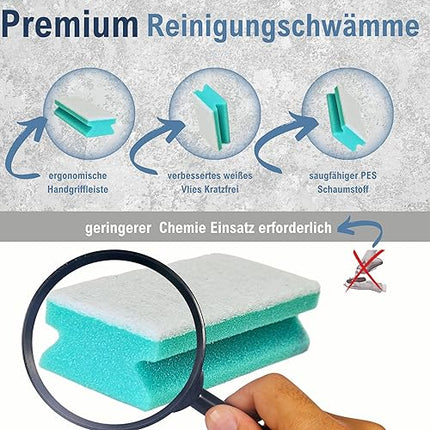 XXL Sponge & Perfect - Lot de 8 éponges professionnelles