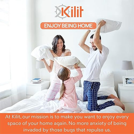 KALIGEN® - Kit de 4 Pièges anti punaises de lit - E-menage