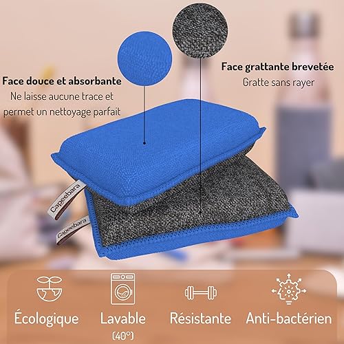 CAPEEBARA - Set of 2 reusable washable sponges