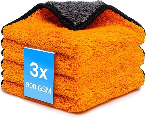 kemes - set of 3 microfiber cloths