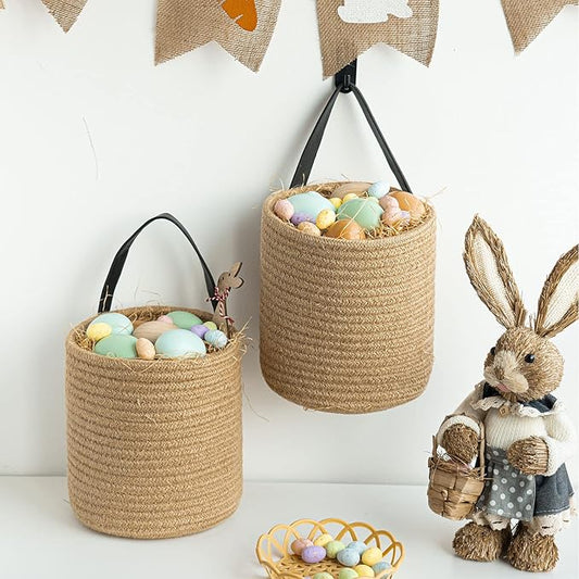 Panier de rangement en coton Casaphoria - E-menage