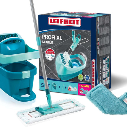 Kit Profi XL Essore-housse avec roulettes, lave-sol,