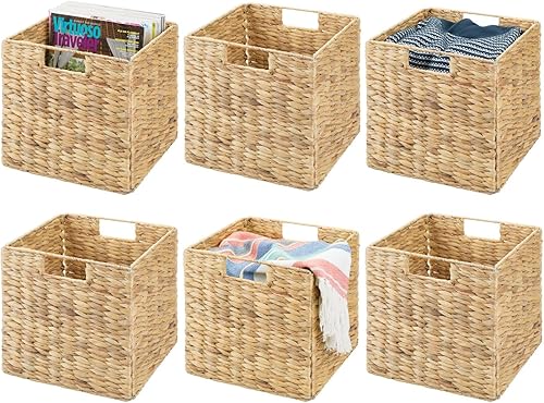 mDesign - Lot de 6 paniers de rangement - E-menage