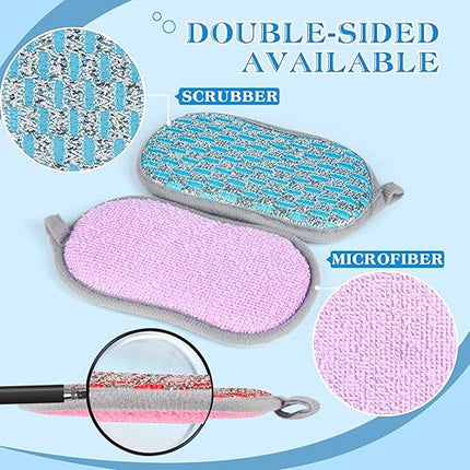 Lot de 12 Eponge Vaisselle Lavable