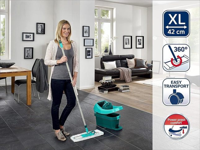 Kit Profi XL Essore-housse avec roulettes, lave-sol, - E-menage