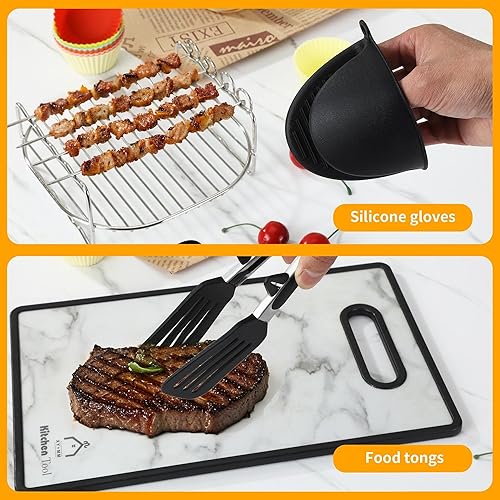 Accessoires de friteuse à air , 20 pièces - E-menage