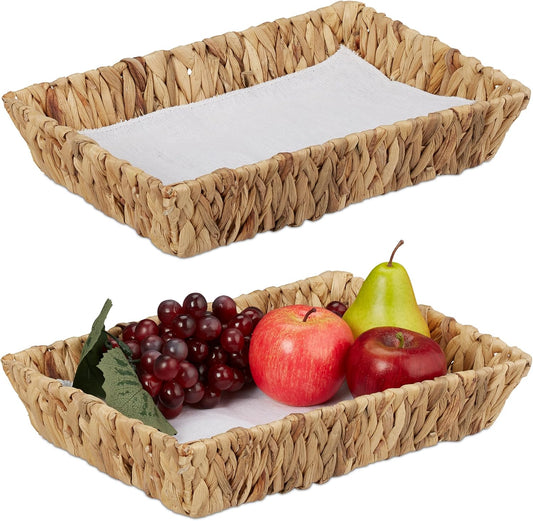 Lot de 2 Corbeille à Fruits, pain - E-menage