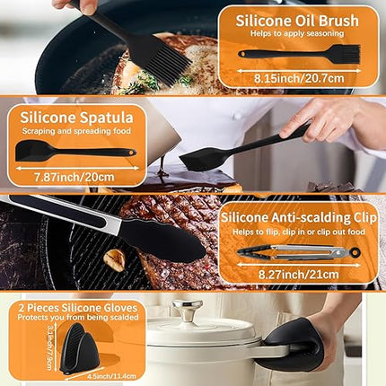 Kit de 21 accessoires en Silicone  Friteuse à air chaud