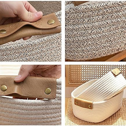 Panier de rangement tressé