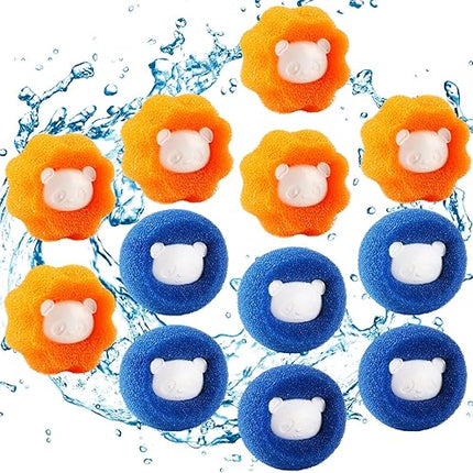 lot de 12 boules de nettoyage anti-peluches