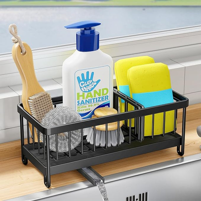 Organisateur pour éponge de cuisine en acier inoxydable 304