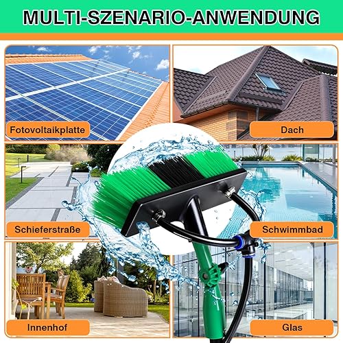 Daromigo - Brosse de lavage télescopique 3,6 m - E-menage