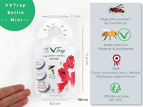 VVTrap - Lot de 2 Piège à frelons asiatiques sélectif Vespa Velutina - E-menage