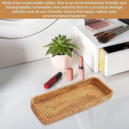 LEKEFETO - Panier de rangement en rotin tressé