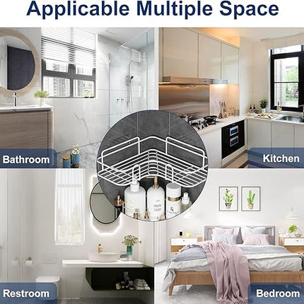 ADORAMOUR - pack de 2 Etagere Douche Sans Perçage
