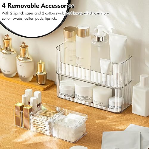 poeland - lot de 2 plateaux de rangement - E-menage