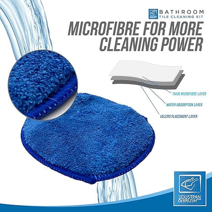 Bathroom tile cleaning brush