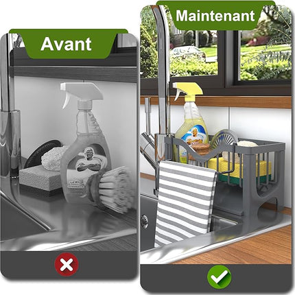 Organisateur pour éponges d'évier de cuisine