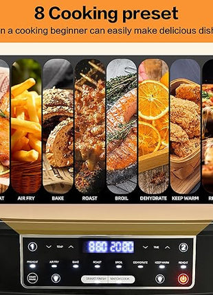 Friteuse à air chaud 2 chambres - E-menage