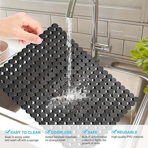lot de 2 tapis d'évier de cuisine