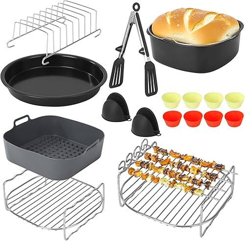 Accessoires de friteuse à air , 20 pièces - E-menage