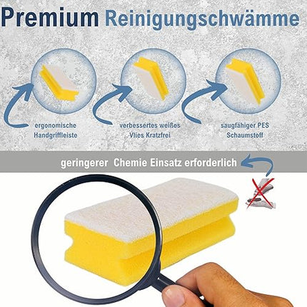 XXL Sponge & Perfect - Lot de 8 éponges professionnelles