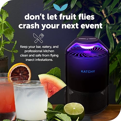 Katchy Midnight - Piège à insectes d'intérieur avec réglage automatique - E-menage