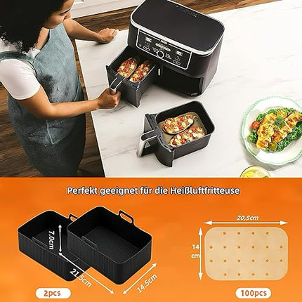 Ninja - Lot de 22 accessoires pour friteuse à air chaud
