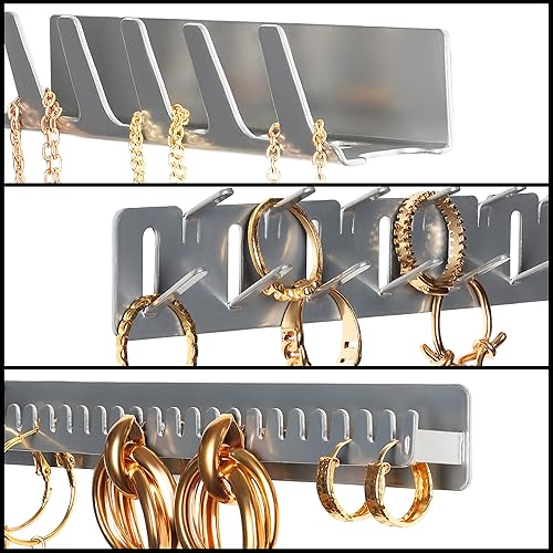 lot de 3 porte bijoux en metal - E-menage