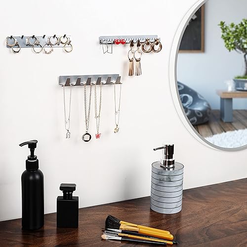 lot de 3 porte bijoux en metal - E-menage