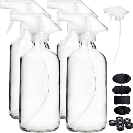 Youngever - lot de 4 flacons pulvérisateurs vides - E-menage