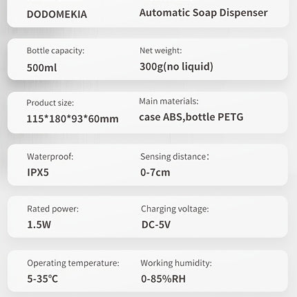 Distributeur automatique de savon mousse