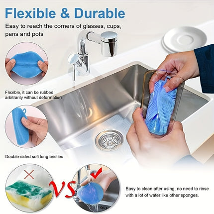 Lot de 5 éponges en silicone