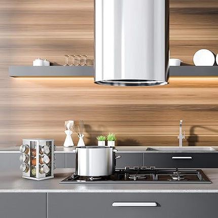 Relaxdays - tourniquet à épices avec un lot de 12 pots - E-menage