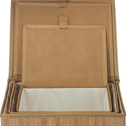 Lot de 3 Corbeille de Rangement -  Relaxdays