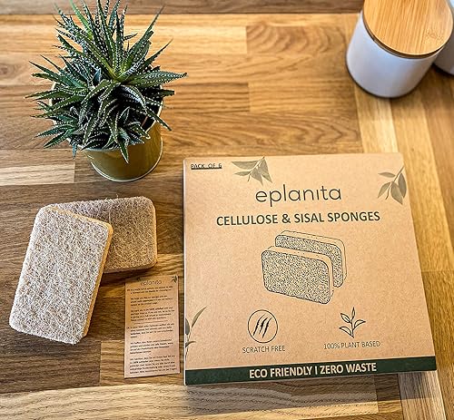 eplanita - Lot de 3 éponges à récurer