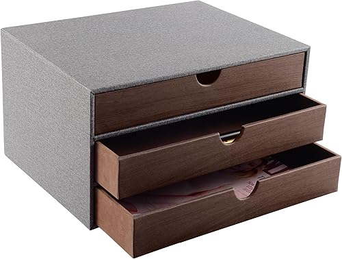 xnone-  boîte à tiroirs de bureau avec 3 compartiments A4 fermés