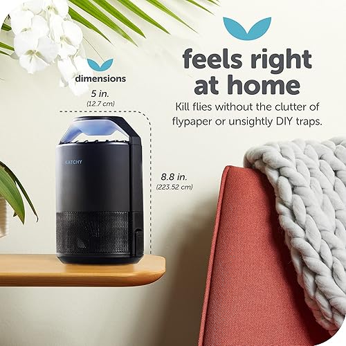 Katchy Midnight - Piège à insectes d'intérieur avec réglage automatique - E-menage