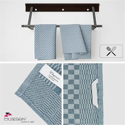 Set of 10 luxury tea towels 50 x 70 cm 100% cotton 210 g/m² 75 g