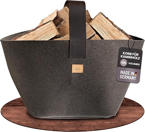 Panier à bois de cheminée - E-menage