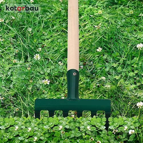 KOTARBAU® - Râteau de jardin avec 6 dents en acier - E-menage