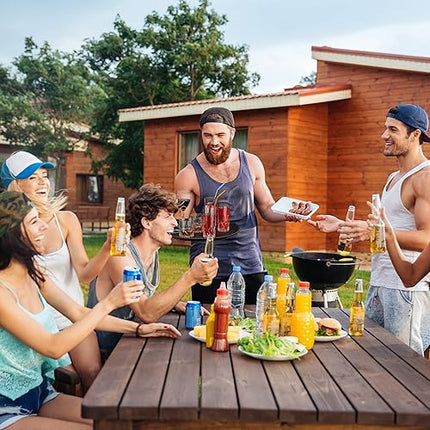 relaxdays - lot de 2 plateaux de service - E-menage