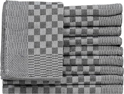 Set of 10 luxury tea towels 50 x 70 cm 100% cotton 210 g/m² 75 g